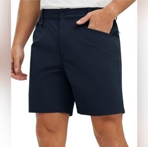 NWT Size 36 / XL Stretch Dress Casual Elastic Waist Short Quick Dry Lightweight